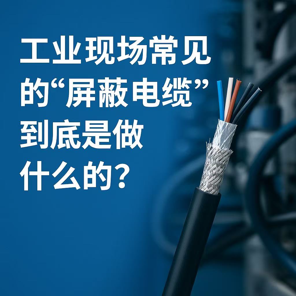 工業現場常見的“屏蔽電纜”到底是做什么的？