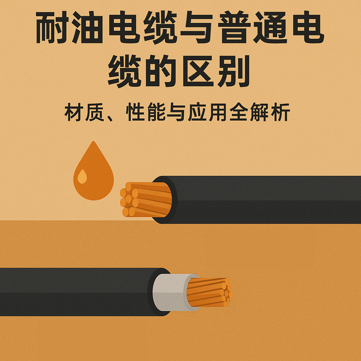 耐油電纜與普通電纜的區別：材質、性能與應用全解析